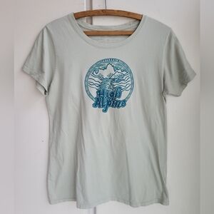 Patagonia Women’s High Alpine Graphic Shirt Size M Medium Organic Cotton